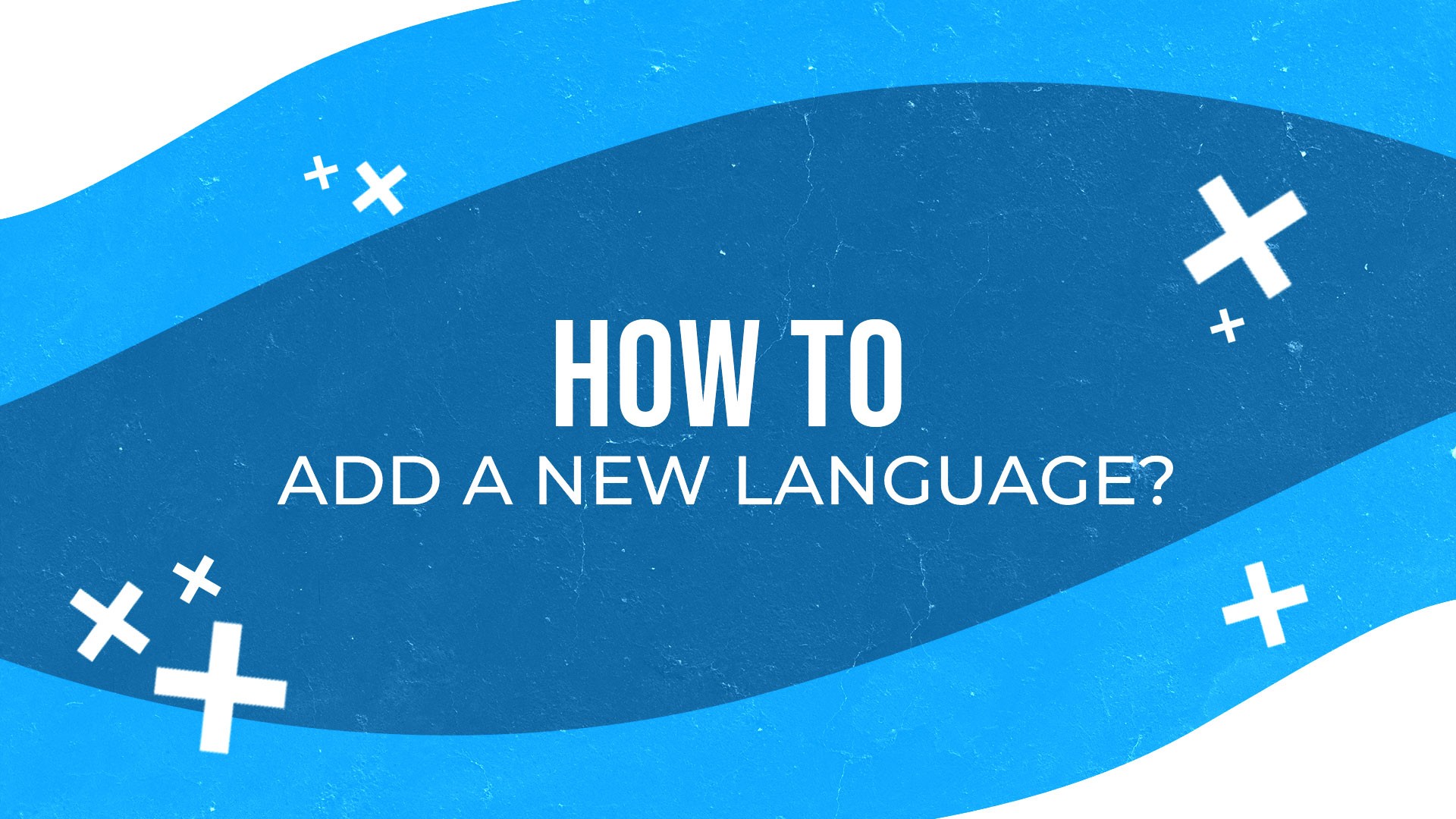 How to add a new language?